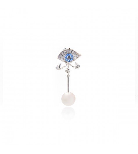 White Pearl Protect Me Luxe Earring