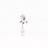 Drops White Earring