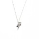 White Gold & Diamonds Dj Flash Necklace