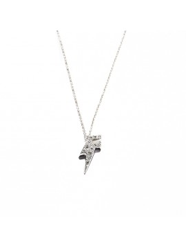 White Gold & Diamonds Dj Flash Necklace