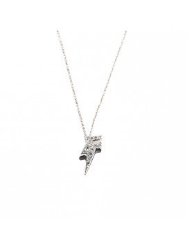 White Gold & Diamonds Dj Flash Necklace