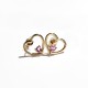 Rose Gold & Rose Sapphire Love Me Luxe Earring