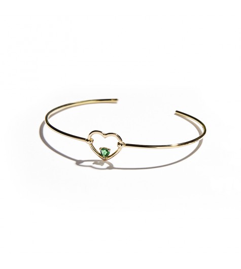 Rose Gold & Emerald Love Me Luxe Bracelet